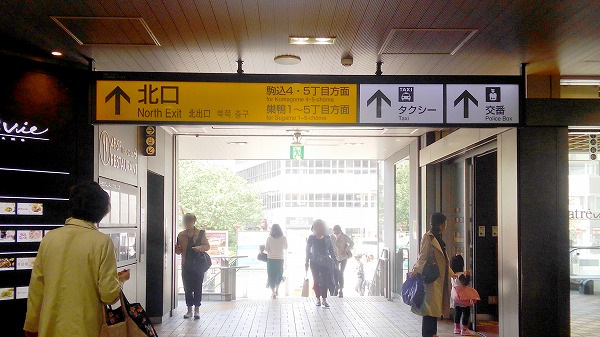 都立　染井霊園までの道のり1