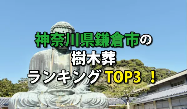 鎌倉市の樹木葬人気ランキングTOP3！お墓の費用・資料請求