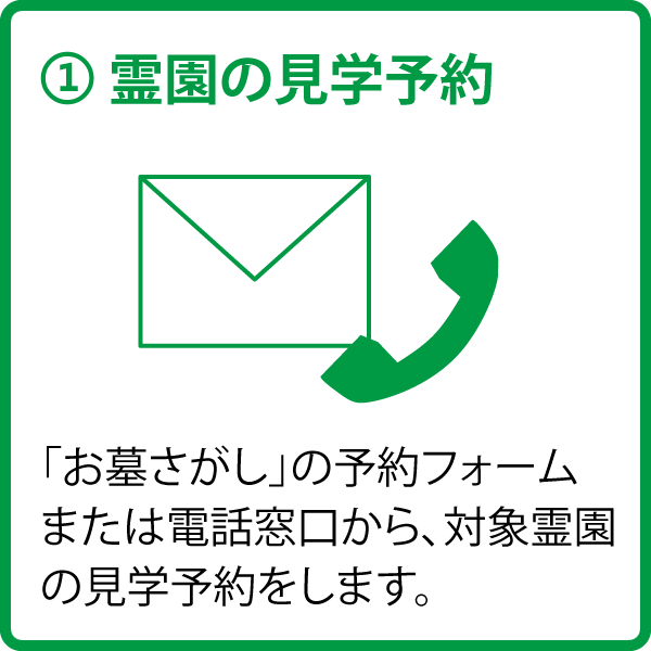 霊園の見学予約