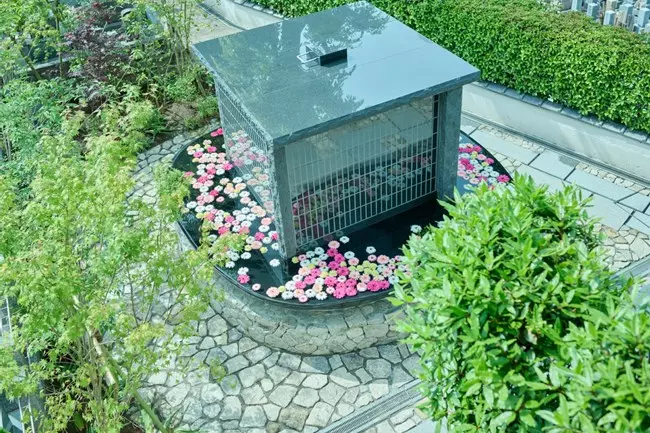 早稲田霊園 想咲手水_1