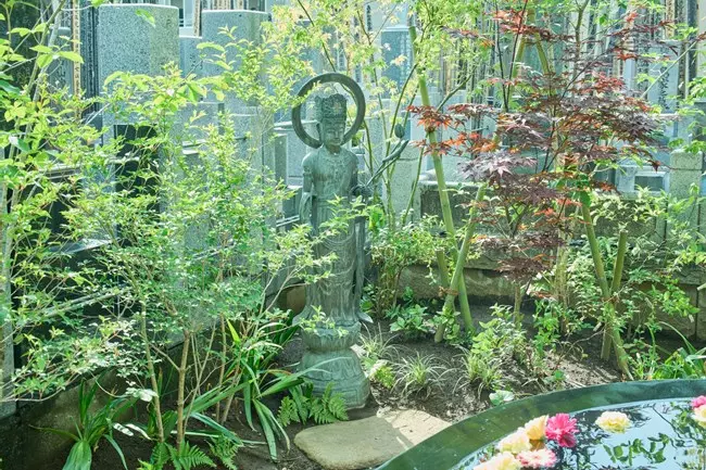 早稲田霊園 想咲手水_9